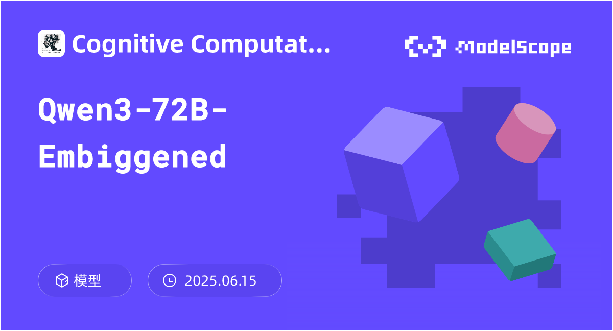 Qwen3-72B-Embiggened