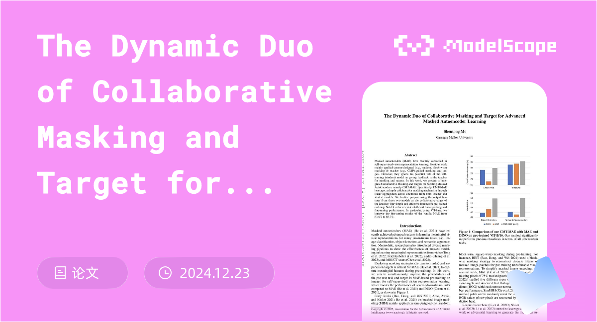 The Dynamic Duo of Collaborative Masking and Target for Advanced Masked ...