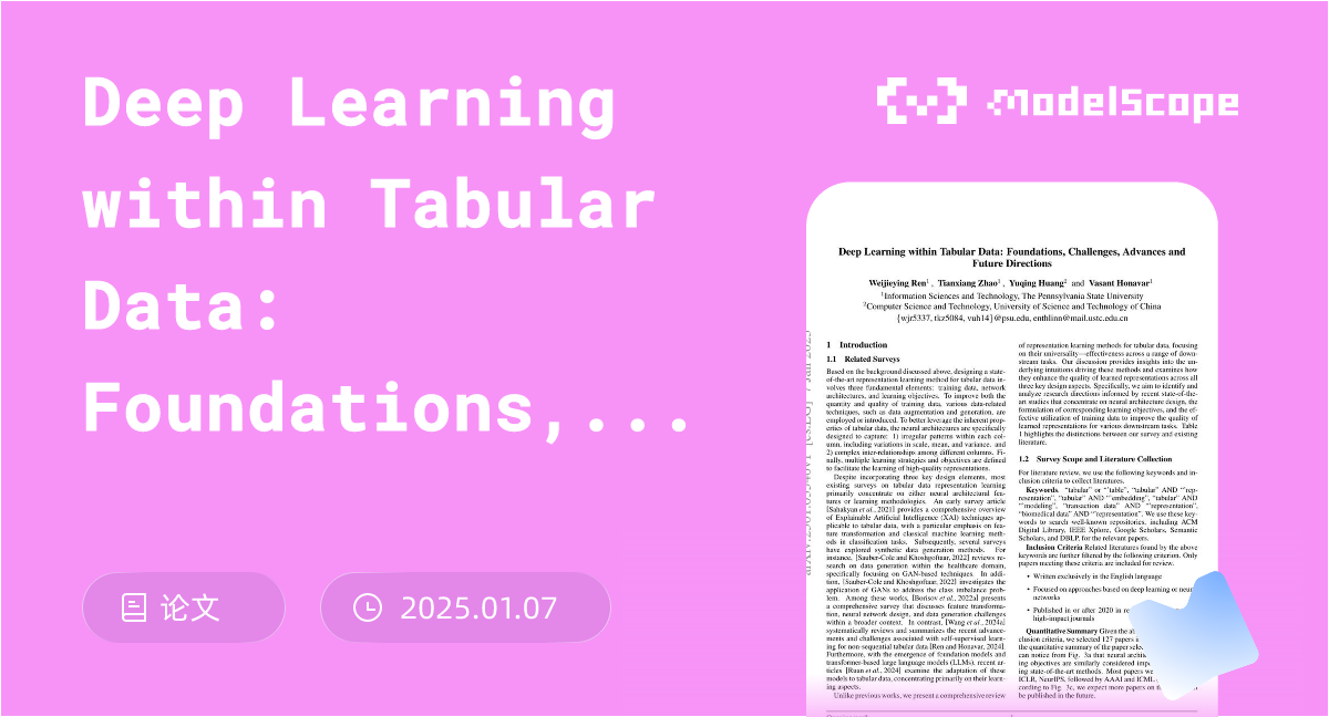 Deep Learning within Tabular Data: Foundations, Challenges, Advances ...