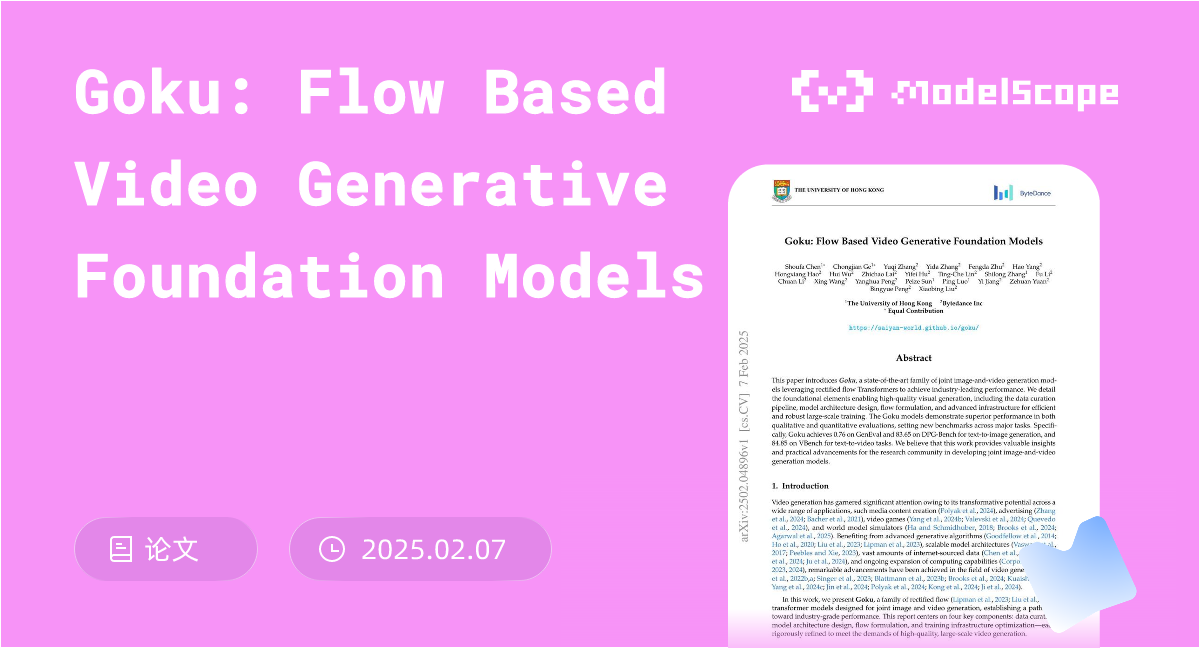 Goku: Flow Based Video Generative Foundation Models