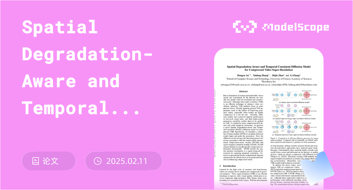 Spatial Degradation-Aware and Temporal Consistent Diffusion Model for ...