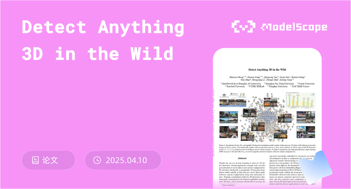 Detect Anything 3D in the Wild