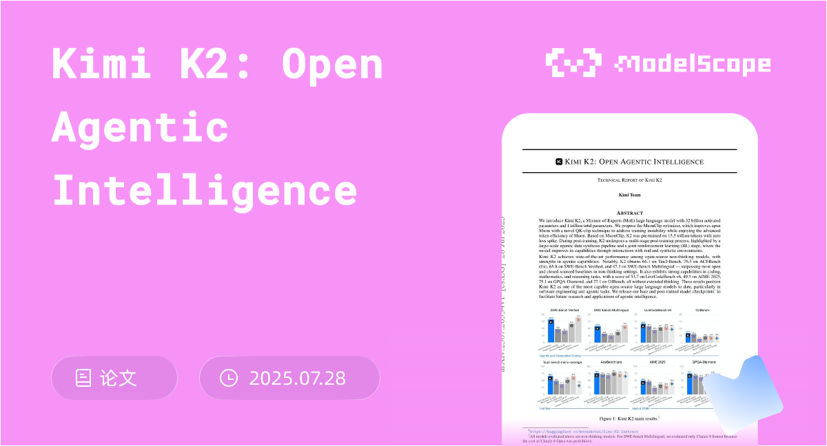 Kimi K2: Open Agentic Intelligence