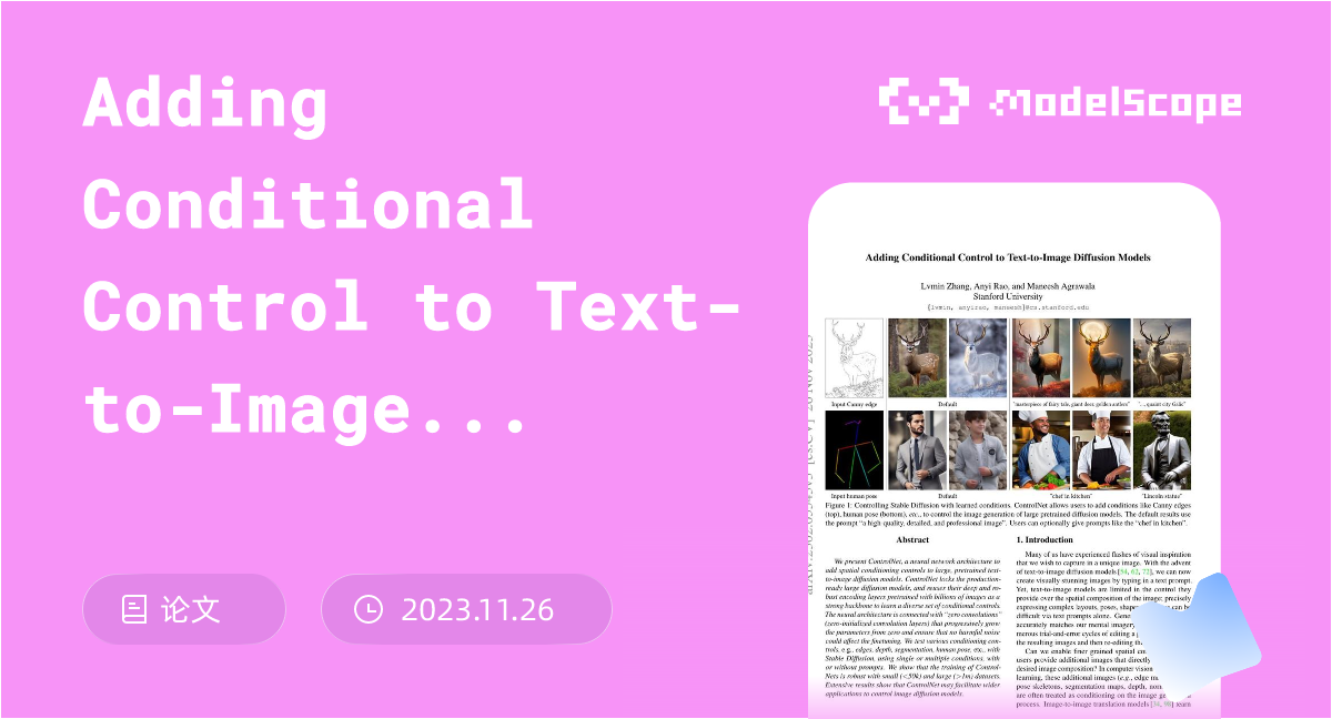 Adding Conditional Control to Text-to-Image Diffusion Models