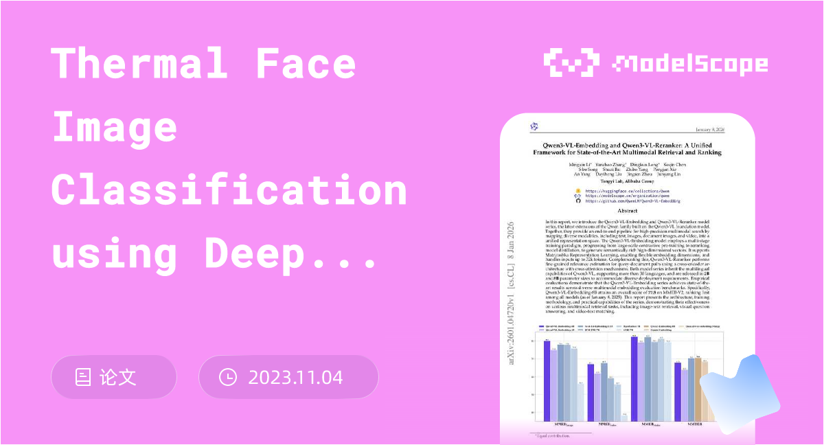 Thermal Face Image Classification using Deep Learning Techniques