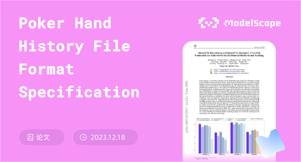 Poker Hand History File Format Specification