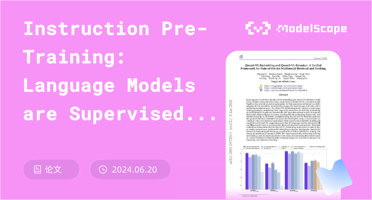 Instruction Pre-Training: Language Models are Supervised Multitask Learners