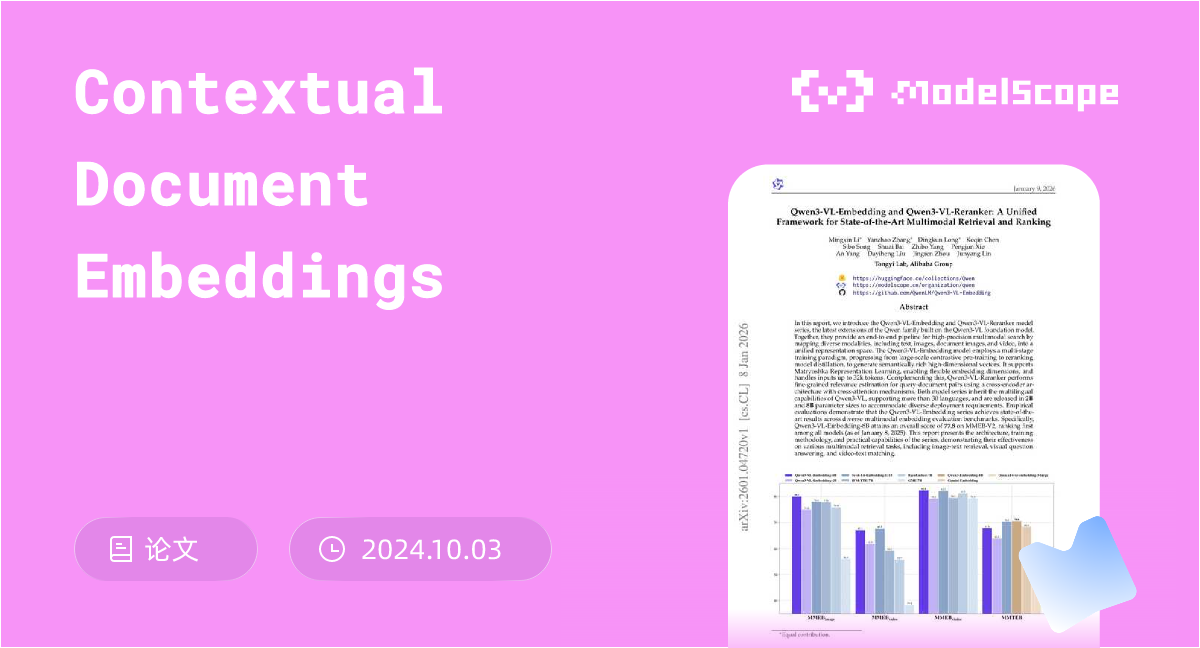 Contextual Document Embeddings