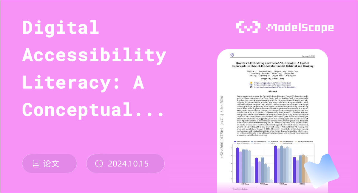 Digital Accessibility Literacy: A Conceptual Framework for Training on ...