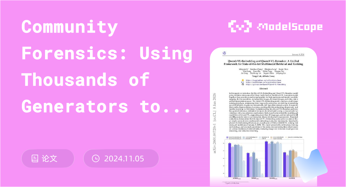 Community Forensics: Using Thousands of Generators to Train Fake Image ...