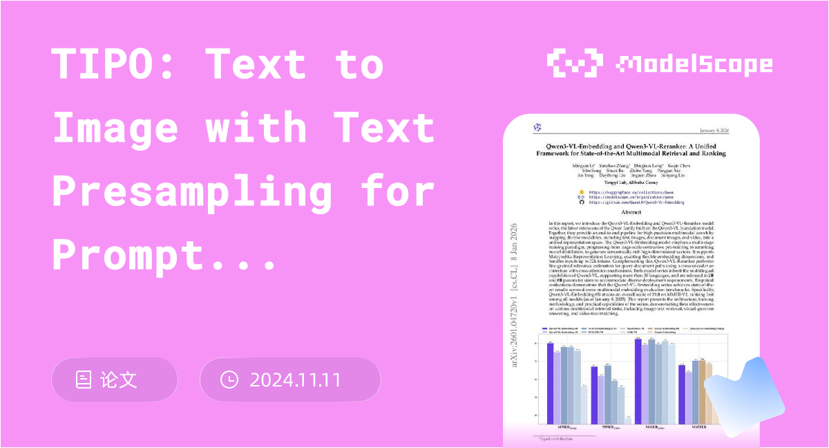 TIPO: Text to Image with Text Presampling for Prompt Optimization