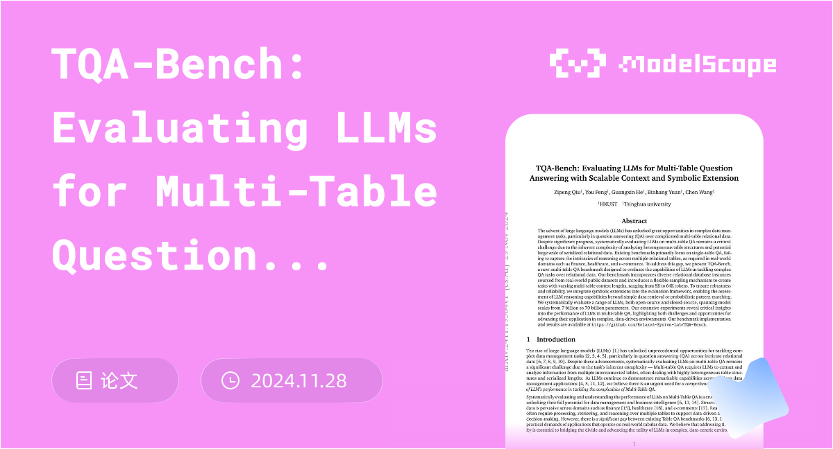 TQA-Bench: Evaluating LLMs for Multi-Table Question Answering with ...