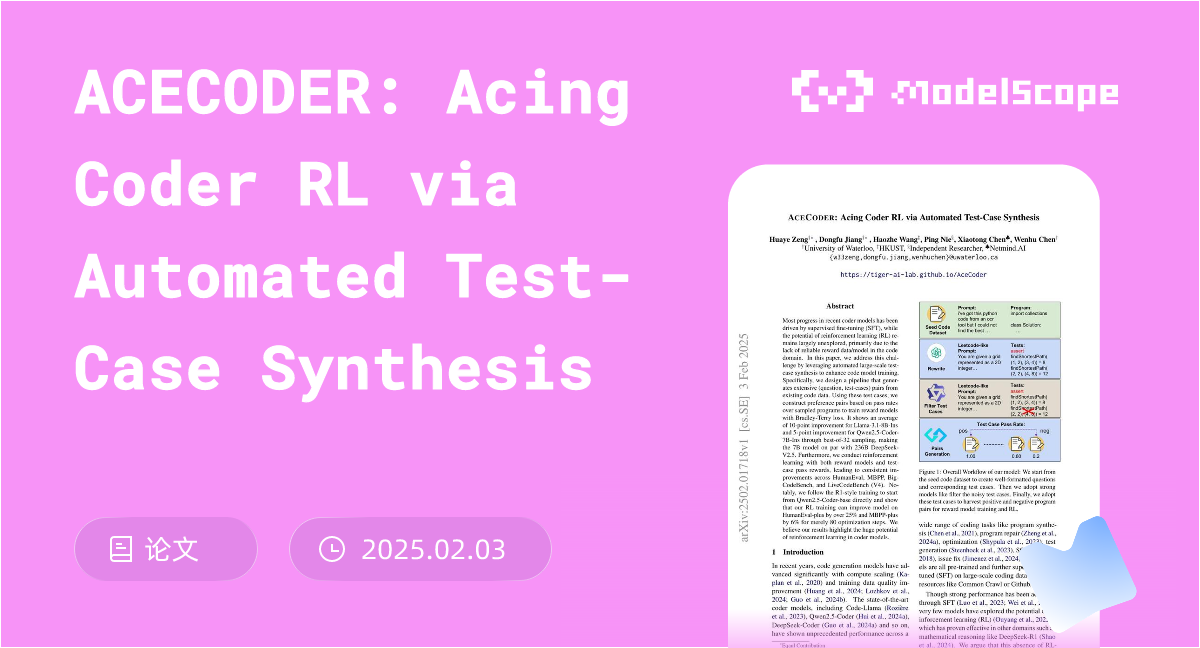 ACECODER: Acing Coder RL via Automated Test-Case Synthesis