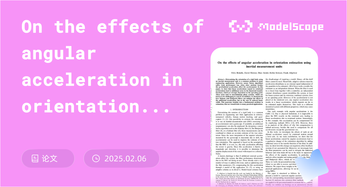 On the effects of angular acceleration in orientation estimation using ...