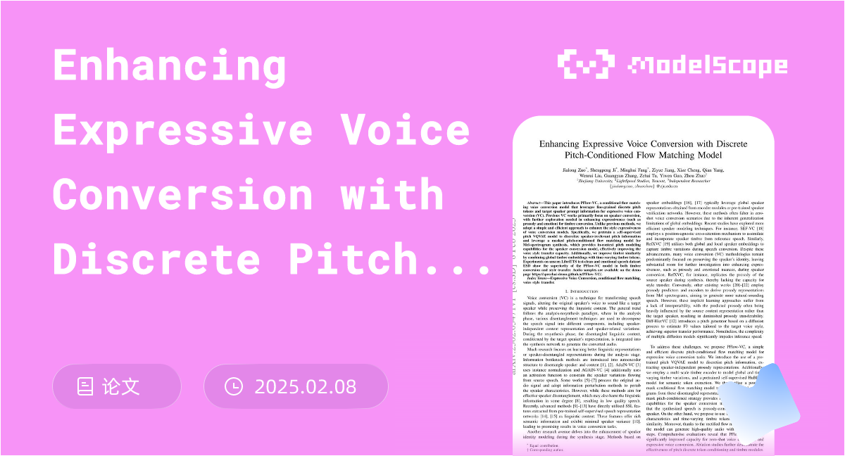 Enhancing Expressive Voice Conversion with Discrete Pitch-Conditioned ...