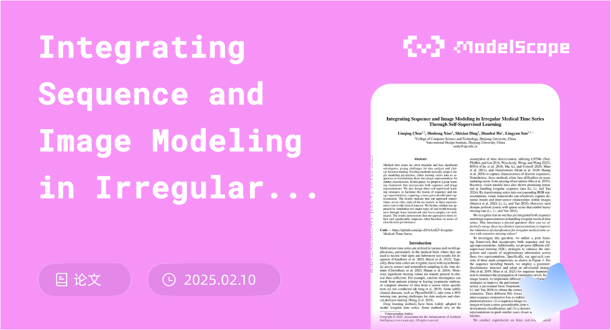 Integrating Sequence and Image Modeling in Irregular Medical Time ...
