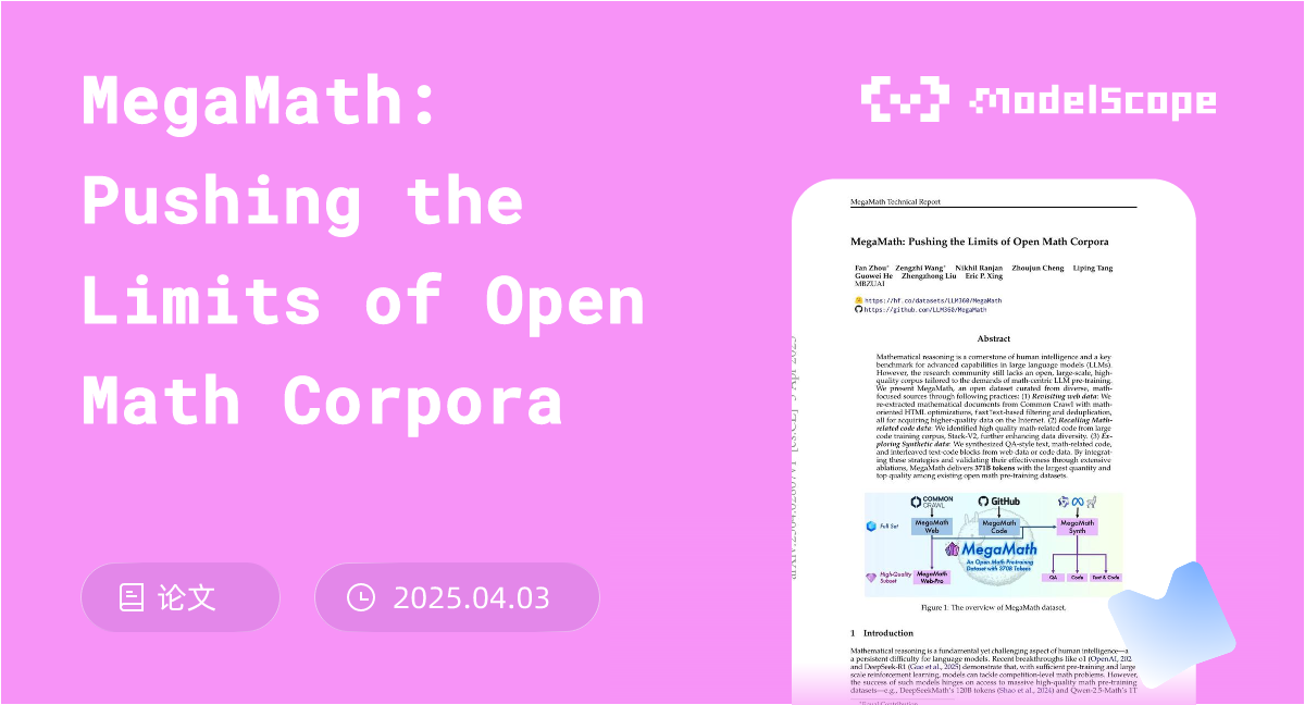 MegaMath: Pushing the Limits of Open Math Corpora