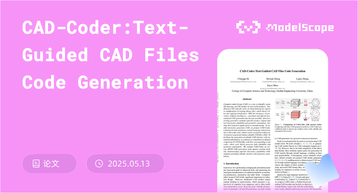 CAD-Coder:Text-Guided CAD Files Code Generation