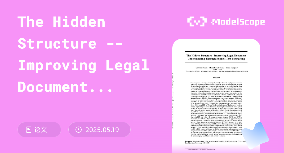The Hidden Structure -- Improving Legal Document Understanding Through ...