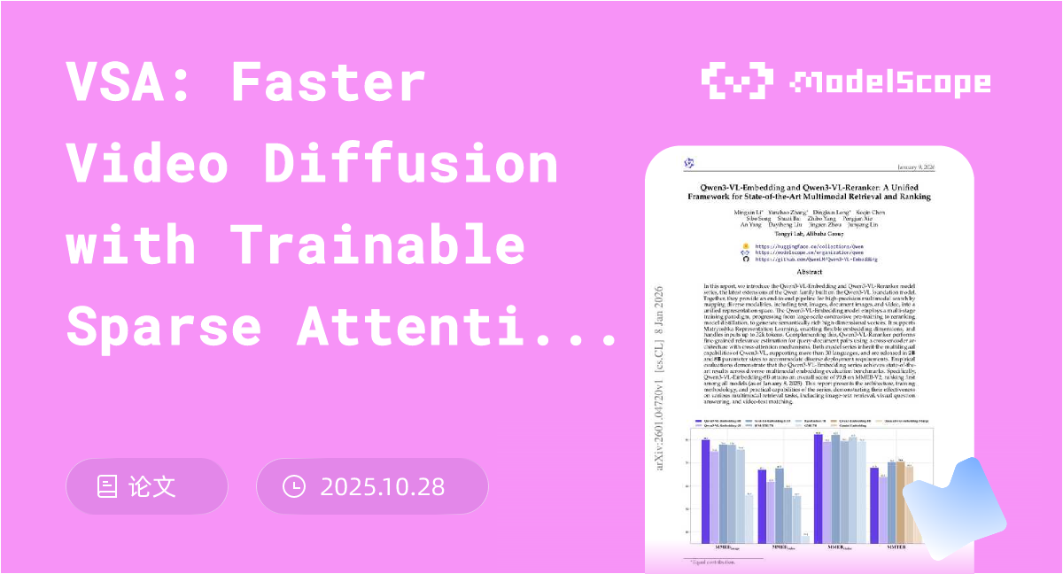 arXiv 2505.13389: Faster Video Diffusion with Trainable…