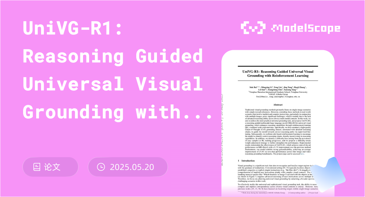 UniVG-R1: Reasoning Guided Universal Visual Grounding with ...