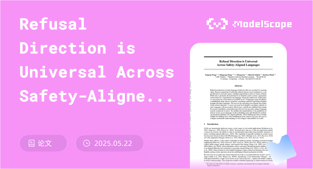 Refusal Direction is Universal Across Safety-Aligned Languages