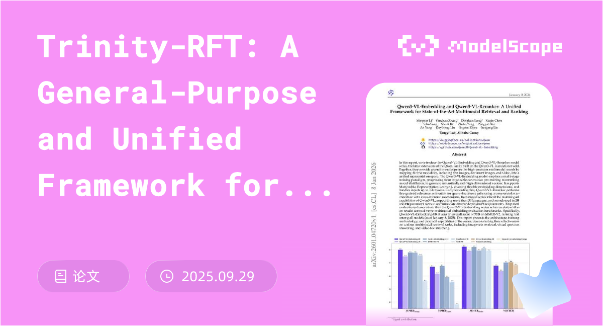 Trinity-RFT: A General-Purpose and Unified Framework for Reinforcement ...