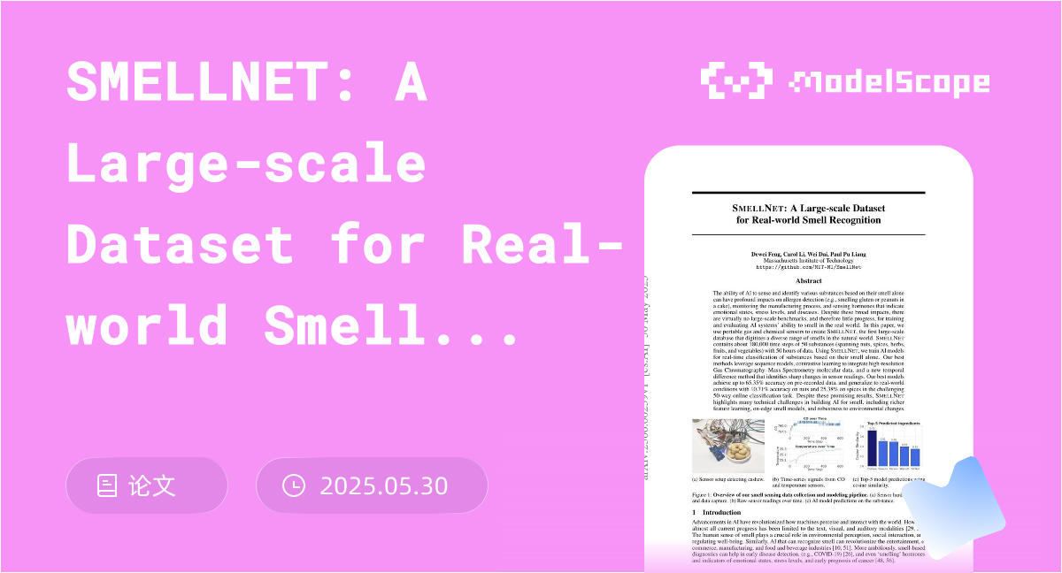 SMELLNET: A Large-scale Dataset for Real-world Smell Recognition