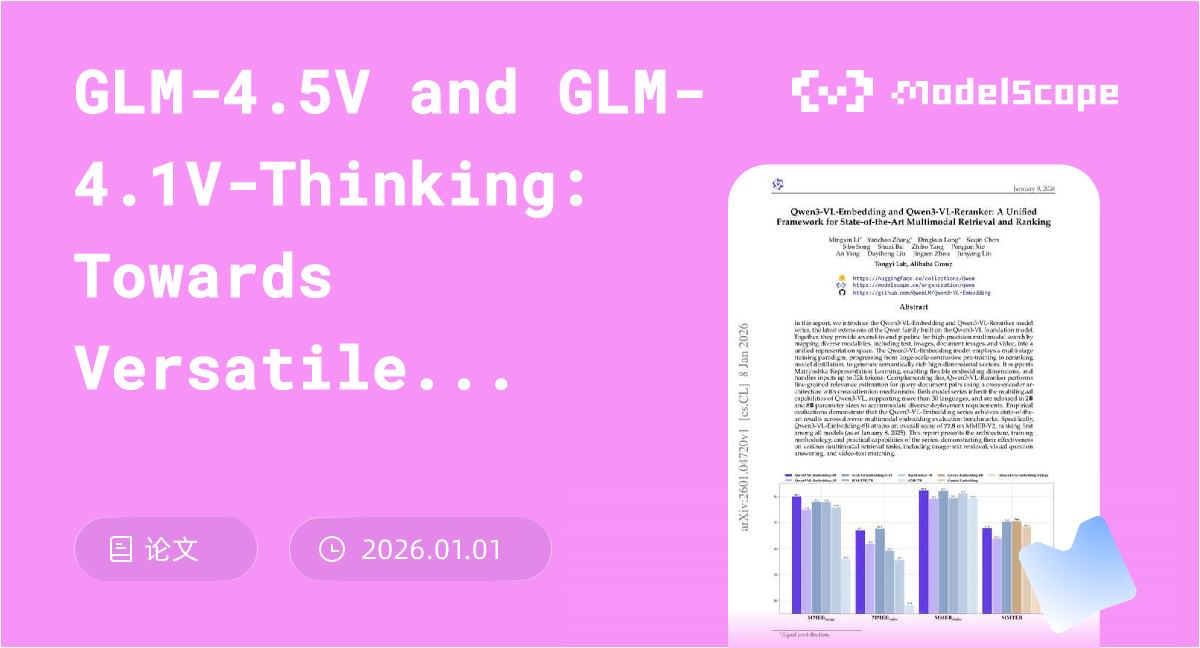 GLM-4.5V and GLM-4.1V-Thinking: Towards Versatile Multimodal Reasoning ...