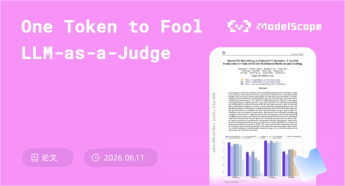 One Token to Fool LLM-as-a-Judge