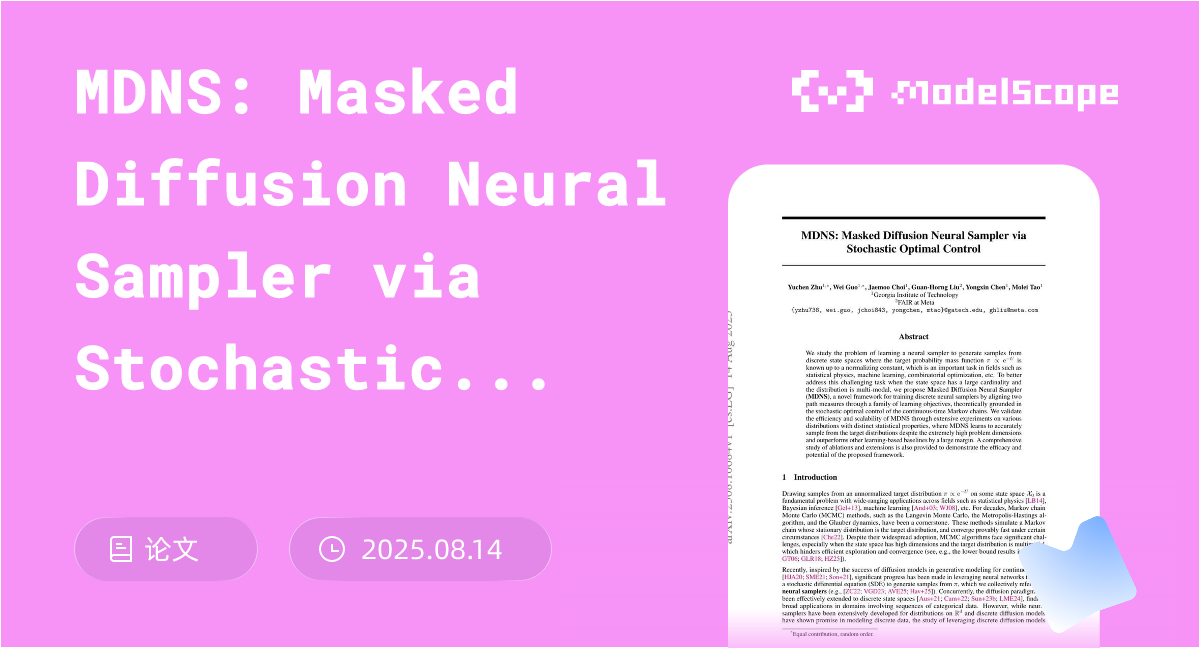 MDNS: Masked Diffusion Neural Sampler via Stochastic Optimal Control