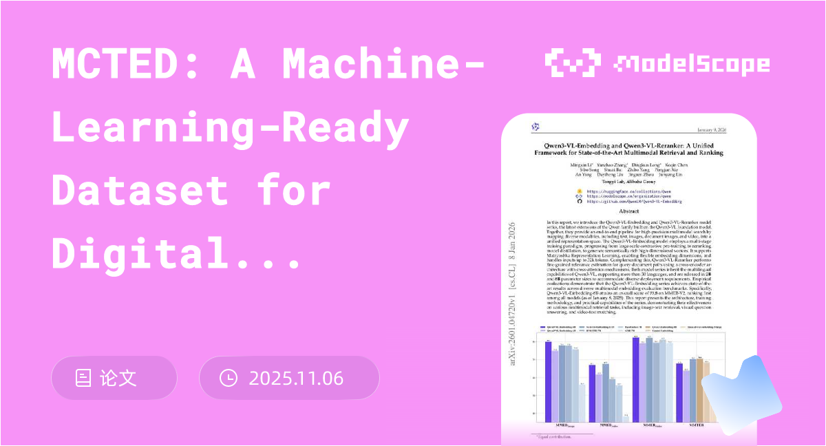 MCTED: A Machine-Learning-Ready Dataset for Digital Elevation Model ...