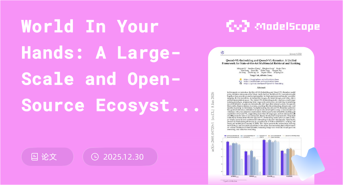 World In Your Hands: A Large-Scale and Open-source Ecosystem for ...