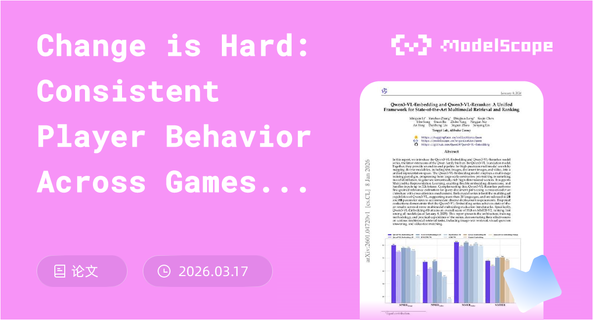Change is Hard: Consistent Player Behavior Across Games with ...