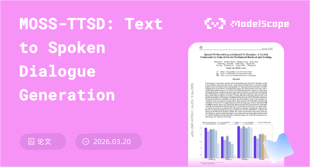 MOSS-TTSD: Text to Spoken Dialogue Generation
