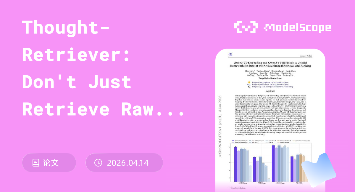 Thought-Retriever: Don't Just Retrieve Raw Data, Retrieve Thoughts for ...