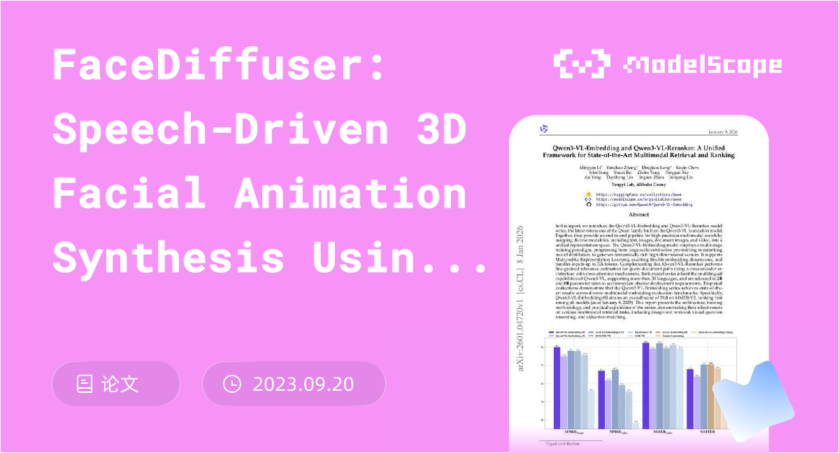 FaceDiffuser: Speech-Driven 3D Facial Animation Synthesis Using Diffusion