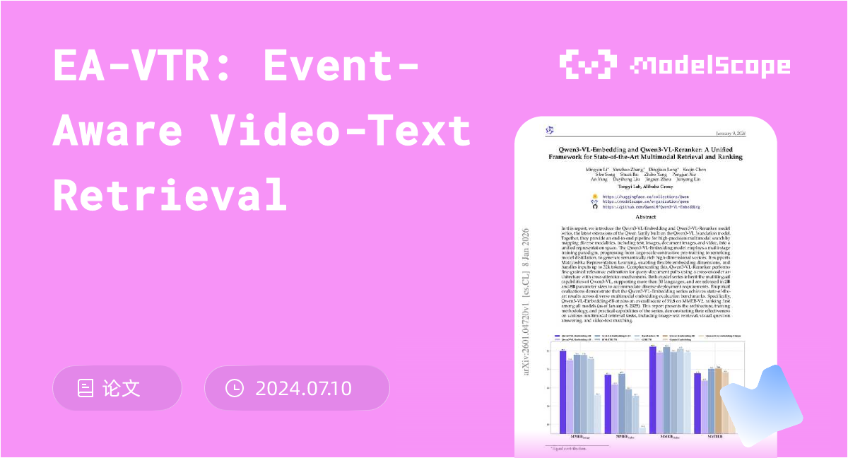 EA-VTR: Event-Aware Video-Text Retrieval