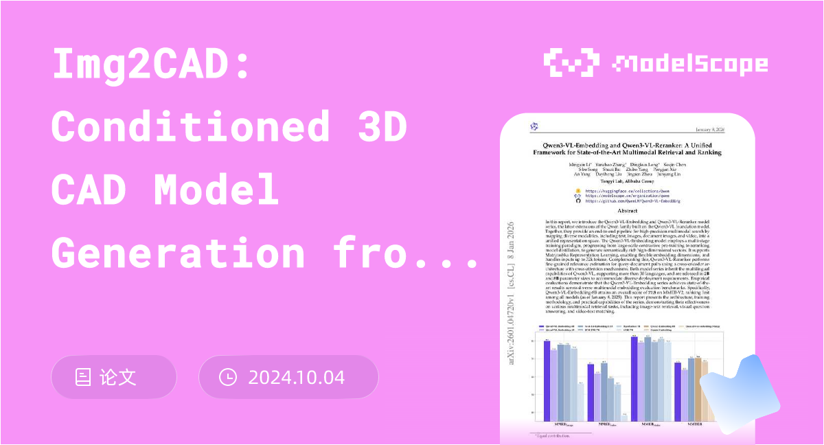Img2CAD: Conditioned 3D CAD Model Generation from Single Image with ...