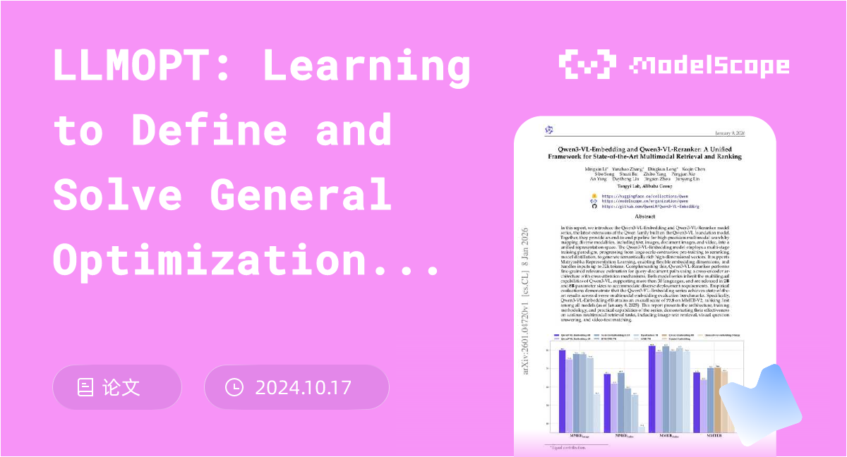 LLMOPT: Learning to Define and Solve General Optimization Problems from ...