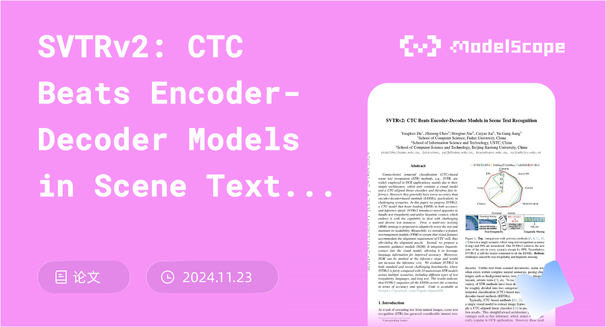 SVTRv2: CTC Beats Encoder-Decoder Models in Scene Text Recognition