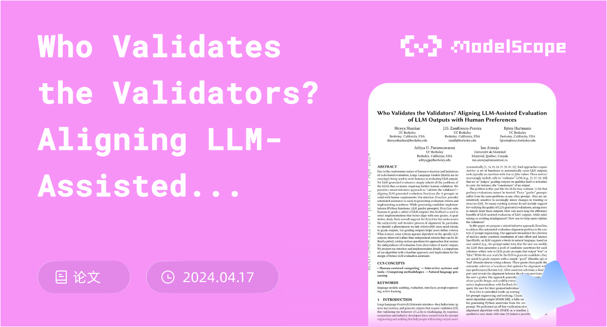 Who Validates the Validators? Aligning LLM-Assisted Evaluation of LLM ...